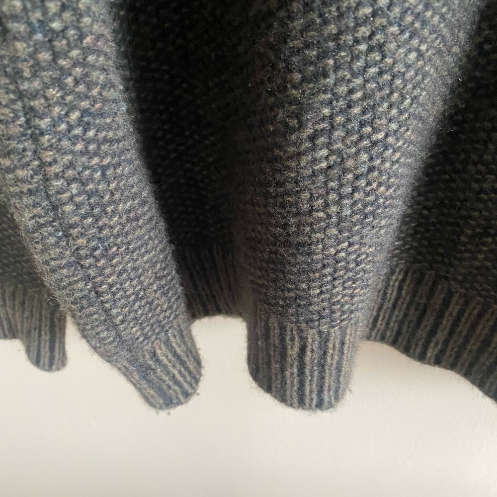 Fisherman Out Of Ireland Ribbed Sweater Men XXL Brown Virgin Wool Donegal - Picture 9 of 12